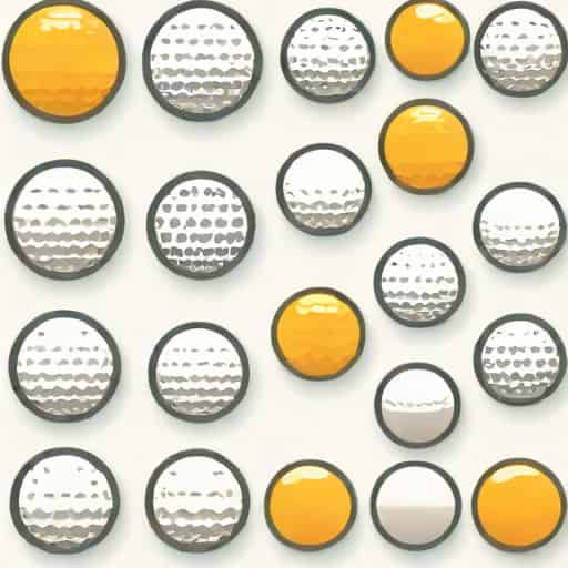 Used Precept Laddie Golf Balls