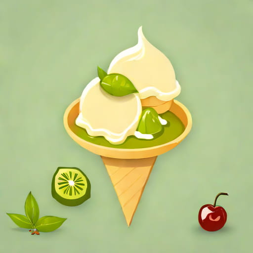 Vanilla Ice Cream With Olive Oil
