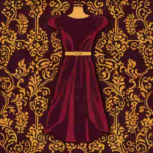 Velvet Jacquard Dress