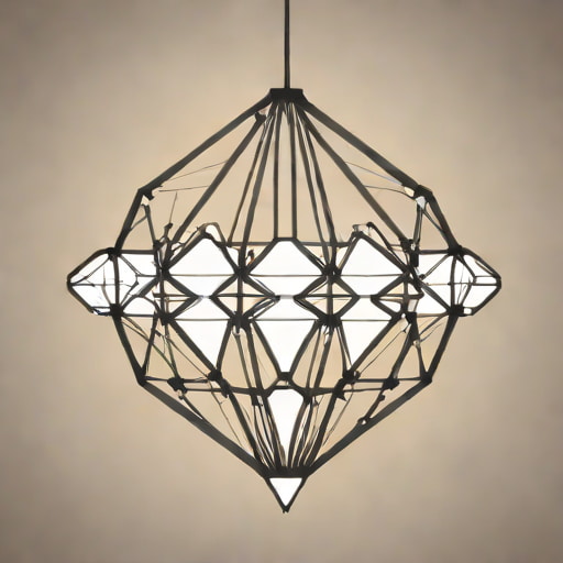 Venini Polyhedral Chandelier