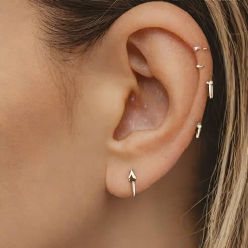 Vertical Hood Piercing Jewelry