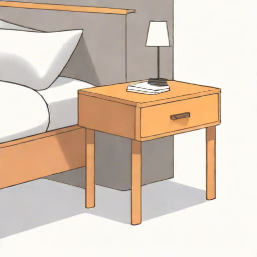 Vikhammer Bedside Table