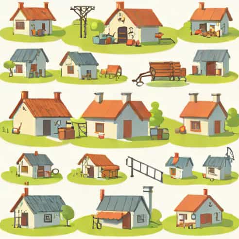 Village With 12 Blacksmiths
