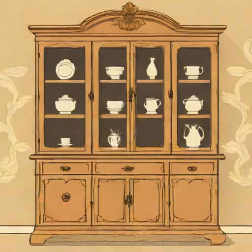 Vintage Bernhardt China Cabinet