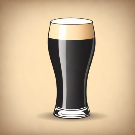 Vintage Guinness Glass