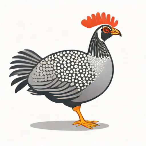 Vulturine Guinea Fowl