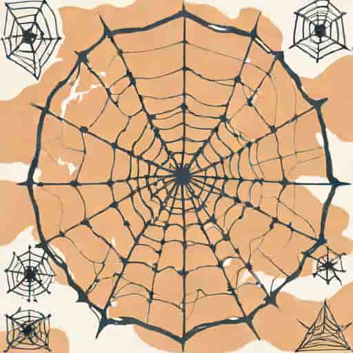 Watercolor Spider Web