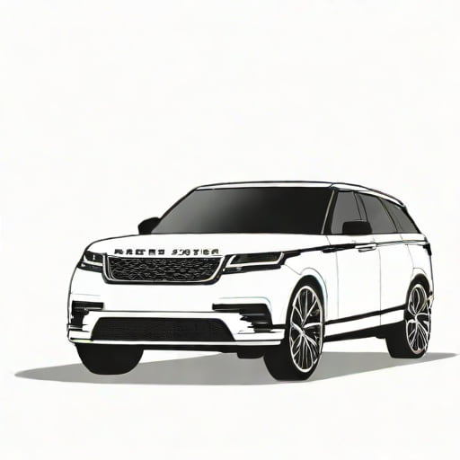 White Range Rover Velar