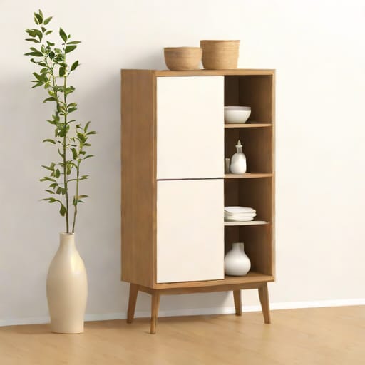 Yarissa Freestanding Linen Cabinet