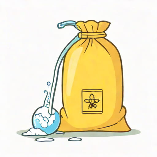 Yellow Bag Of Water Softener Salt