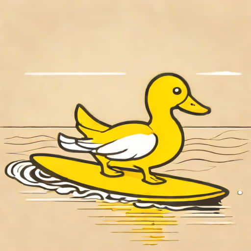 Yellow Duck Surfboard Portia