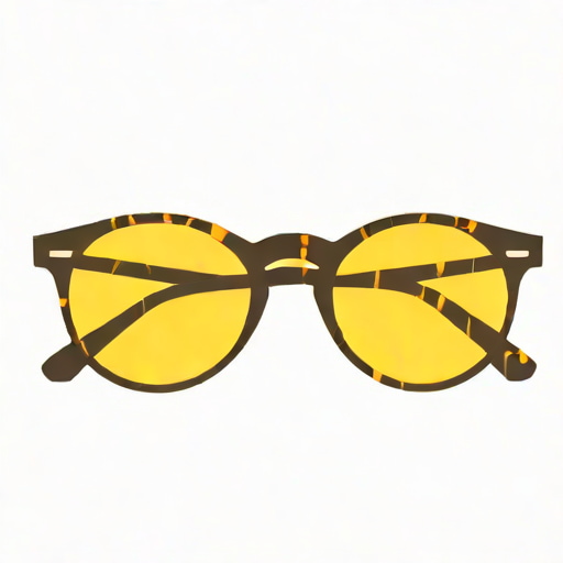 Yellow Tortoiseshell Glasses