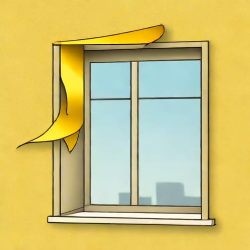 Yellow Weather Stripping Adhesive