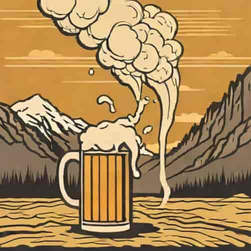Yellowstone Rip Chugging Beer