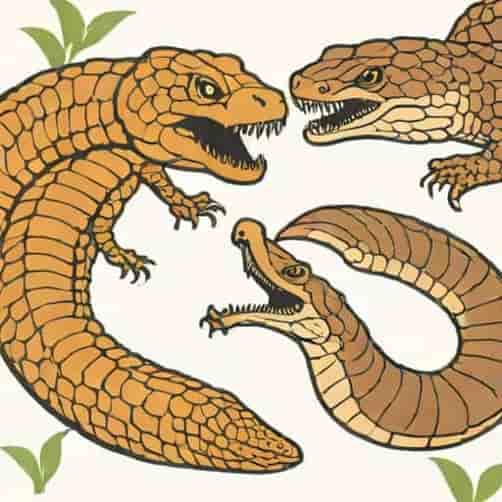 Young Cottonmouth Vs Copperhead