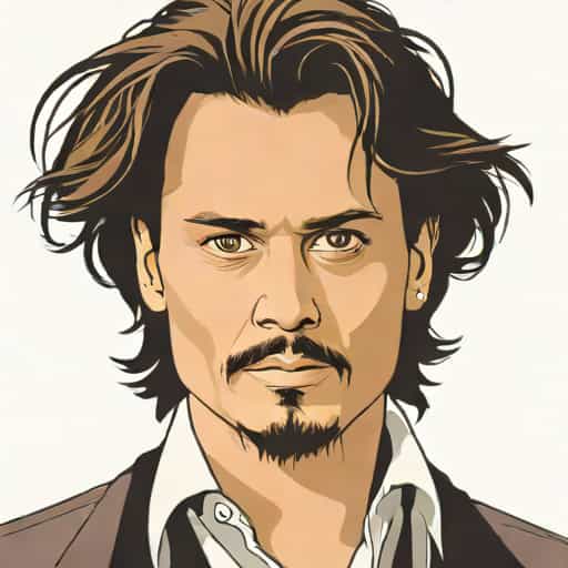 Younger Johnny Depp