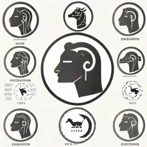 Zodiac Sign Ear Birthmark Chart