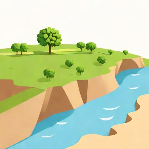 A Raised Earth Embankment Is A N