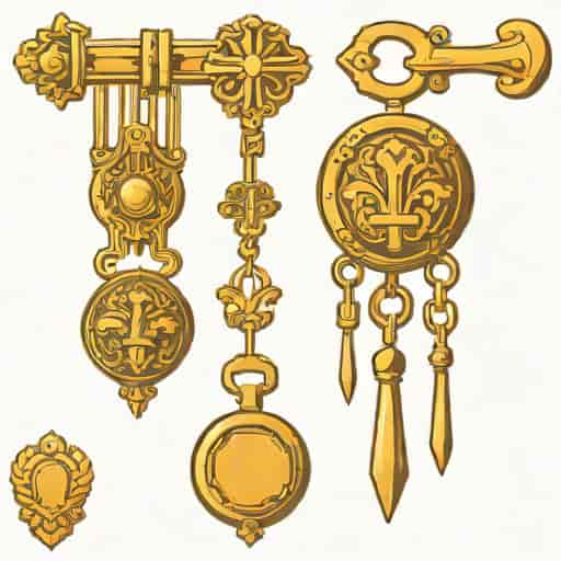 Antique Chatelaine For Sale
