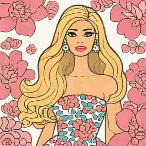 Barbie Fashionably Floral