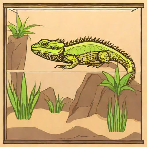 Bearded Dragon Vivarium Setup