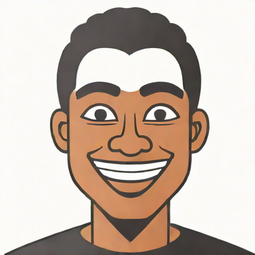 Black Guy Smiling In The Dark