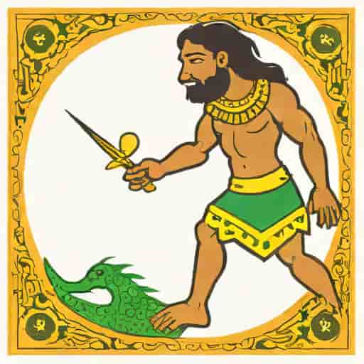 Brazilian Mythological Being With Backward Feet