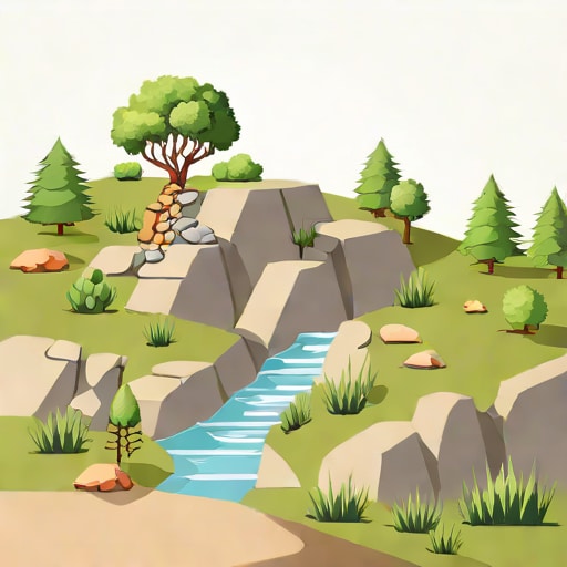 Building A Rockery On A Slope