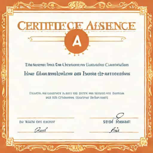 Certificate Of Leave Of Absence