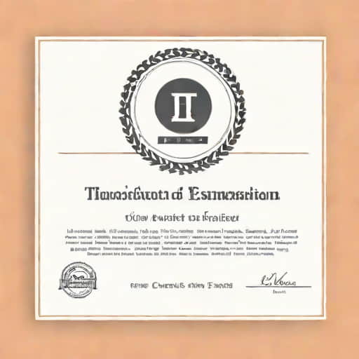 Certificate Of Thorough Examination