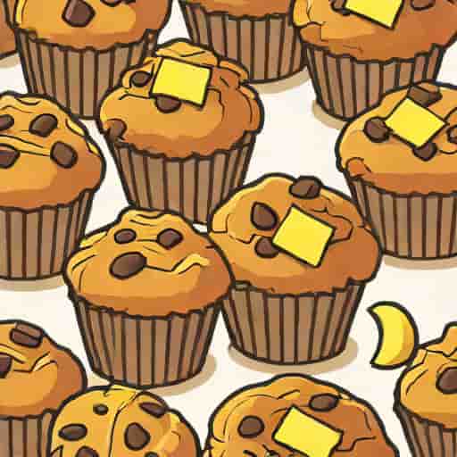 Chocolate Chip Banana Muffins