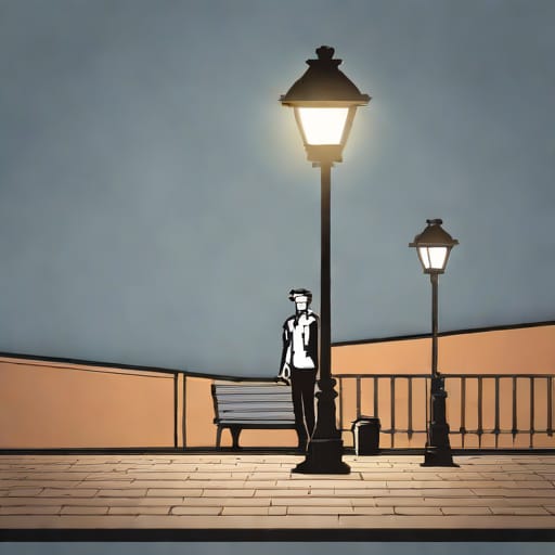 David Larsen Under The Streetlamp