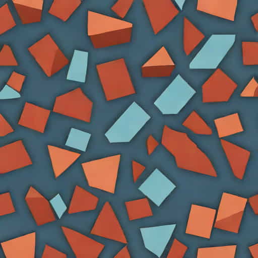 Deep Firebrick Over Blue Rutile
