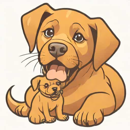 Dog Snarling At New Puppy