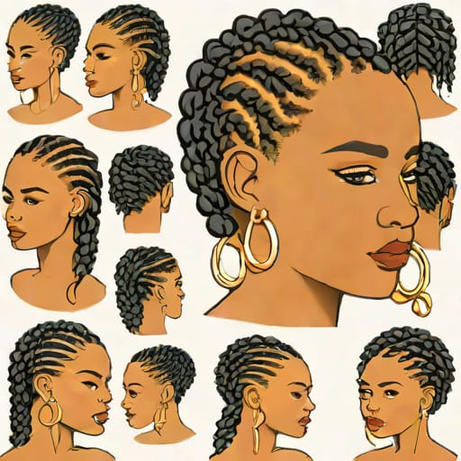 Easy Cornrow Styles For Short Hair