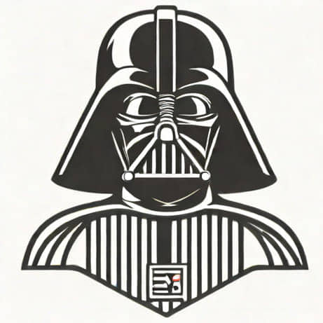 Easy Darth Vader Drawing