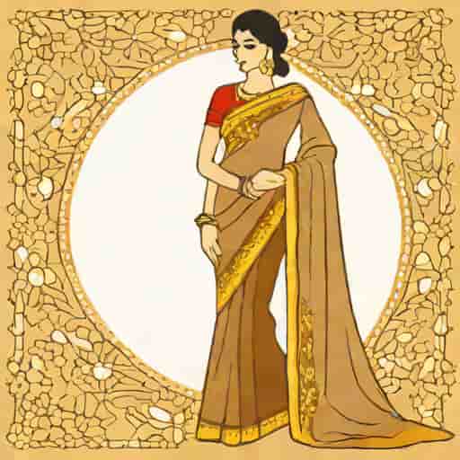 Embroidery Organza Saree