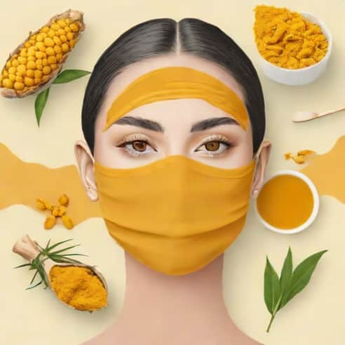 Face Mask With Turmeric
