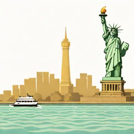 Ferry To Statue Of Liberty