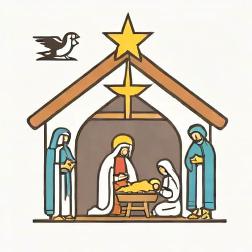 German Nativity Set