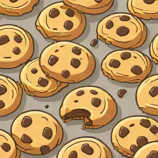 Gooey Choc Chip Cookies