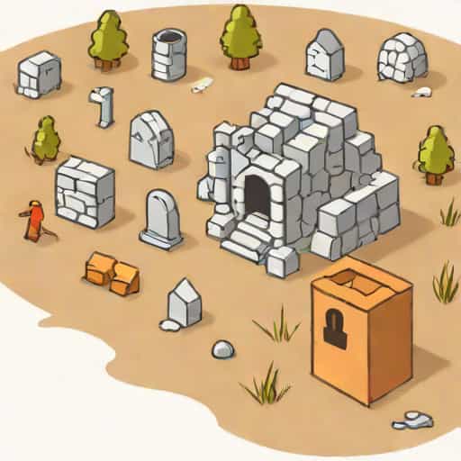 Graveyard Keeper Marble Stockpile