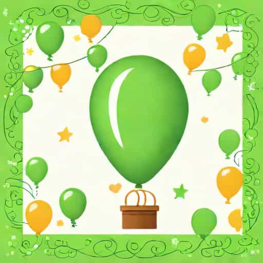 Green Balloon Club Scrapbook