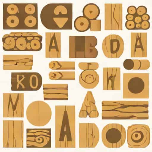 Hobby Lobby Woodpile Letters