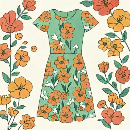 House Of Cb Ditsy Floral Dress