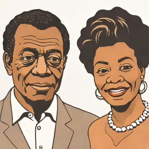 James Baldwin And Maya Angelou