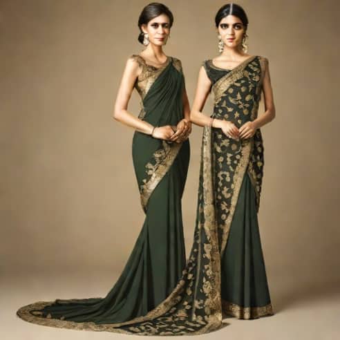 Jimmy Choo Handwork Saree