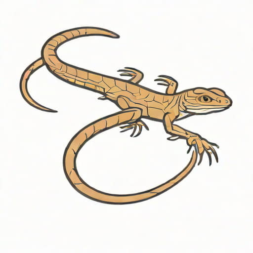 Jumping Legless Lizard