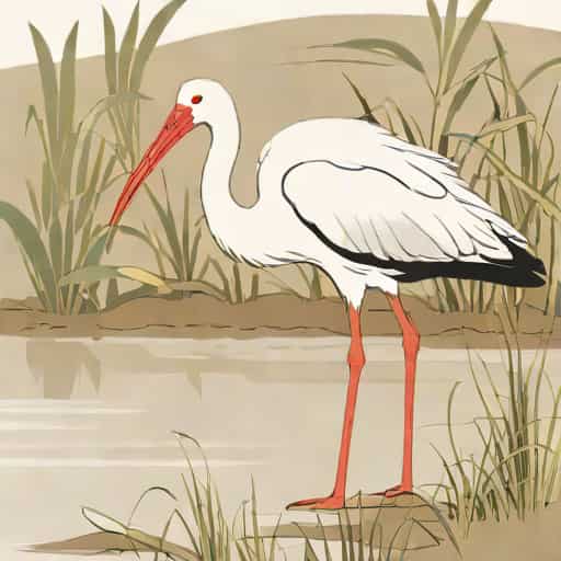 Juvenile White Ibis