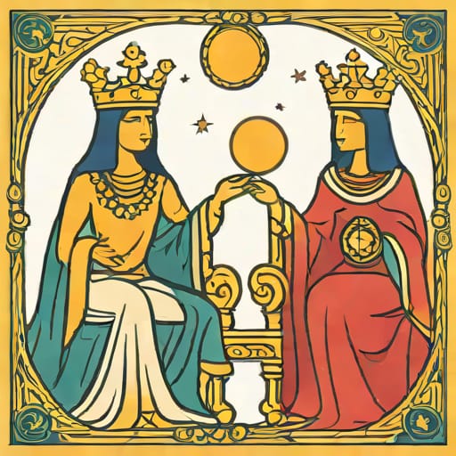 King Cepheus And Queen Cassiopeia